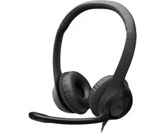 Logitech H390 Laidinės ausinės, USB-C, Juoda