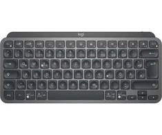 Minimalistinė Belaidė Klaviatūra su apašvietimu Logitech MX Keys Mini, Grafito spalvos, Vokiečių (Qwertz) išdėstymas