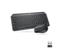 Belaidės klaviatūros ir pelės rinkinys Logitech MX Keys Mini, QWERTZ, Juodos spalvos (920-011054)