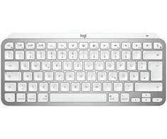 Minimalistinė Belaidė Klaviatūra su pašvietimu MX Keys MIni for Mac, DE išdėstymas, Pilka
