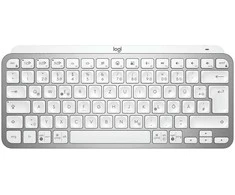 Minimalistinė Belaidė Klaviatūra su apašvietimu Logitech MX Keys Mini, Pilkos spalvos, Vokiečių (Qwertz) išdėstymas