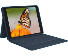 Logitech Rugged Combo 3 – KLASIKINIS MĖLYNAS klaviatūros apsauginis dėklas, skirtas iPad (7, 8 ir 9 kartos)