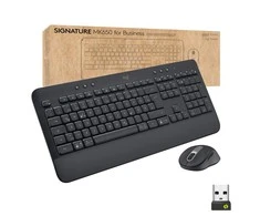Klaviatūra „Logitech“ klaviatūros ir pelės rinkinys MK650 - grafito spalvos