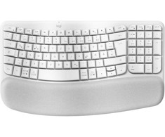 Klaviatūra Logitech WAVE KEYSERGONOMIC KB OFFWHITE - DEU 2.4GHZ/BT CENTRAL-419 UNIV.