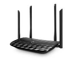 TP-Link Archer C6 WLAN maršrutizatorius AC1200 dviejų dažnių, 1 gigabito WAN, 4 gigabito LAN