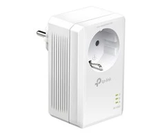 TP-LINK | AV1000 Gigabit Passthrough Powerline Adapteris | TL-PA7017P | 1000 Mbit/s | Ethernet LAN (RJ-45) jungtys 1 | Nėra „Wi-Fi“ | Papildomas lizdas
