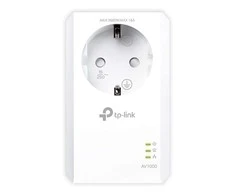 TP-LINK | AV1000 Gigabit Passthrough Powerline Adapteris | TL-PA7017P | 1000 Mbit/s | Ethernet LAN (RJ-45) jungtys 1 | Nėra „Wi-Fi“ | Papildomas lizdas