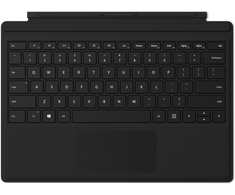 „Microsoft Surface Go Type Cover Commercial Edition“ juodas