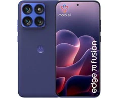 Mėlyna Išmanusis telefonas Motorola edge70 Fusion 256GB - Orient Mėlyna, Android, 8 GB