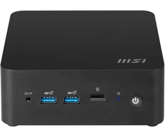 MSI Cubi NUC AI+ 2MG-039AT asmeninis kompiuteris / darbo stotis Copilot+ PC Intel Core Ultra 7 258V 32 GB LPDDR5x-SDRAM 1 TB SSD Mini PC Mini kompiuteris Juoda