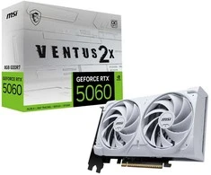 Vaizdo plokštė MSI GeForce RTX 5060 8G VENTUS 2X OC Baltas NVIDIA 8 GB GDDR7