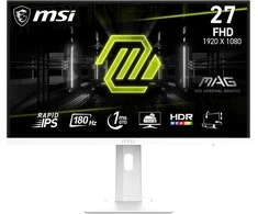 Gaming Monitorius MSI MAG 274PFWDE - 27" FHD 180Hz 1ms - Baltas