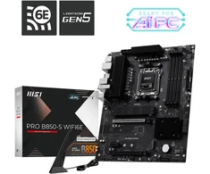 Pagrindinė plokštė PRO B850-S WIFI6E | MSI procesorių šeima AMD | Procesoriaus lizdas AM5 | DDR5 | Palaikomos standžiojo disko sąsajos SATA, M.2