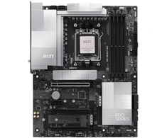 Pagrindinė plokštė MSI PRO X870E-P WIFI | Procesorių šeima AMD | Procesoriaus lizdas AM5 | DDR5 UDIMM | Palaikomos standžiojo disko sąsajos SATA, M.2 | SATA jungčių skaičius 4