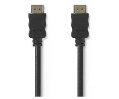 Nedis 3m didelės spartos HDMI laidas su Ethernet, juoda, 4K, 3D ir Deep Color