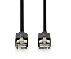 Nedis Cat 6 kabelis | RJ45 jungtis | F/UTP | 10,0 m | apvalus | LSZH / PVC | Antracitas | Pakuotė su peržiūros langeliu