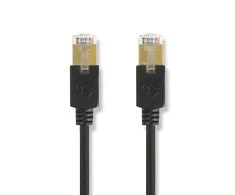 Nedis Cat 6 kabelis | RJ45 jungtis | RJ45 jungtis | F/UTP | 5,00 metrų | apvalus | LSZH / PVC | Antracitas | Pakuotė su peržiūros langeliu