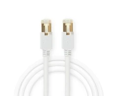 Nedis Cat 6 kabelis | RJ45 jungtis | RJ45 jungtis | F/UTP | 10,0 m | apvalus | LSZH / PVC | Balta | Pakuotė su peržiūros langeliu