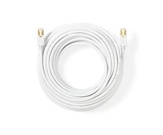 Nedis Cat 6 kabelis | RJ45 jungtis | RJ45 jungtis | F/UTP | 5,00 metrų | apvalus | LSZH / PVC | Balta | Pakuotė su peržiūros langeliu