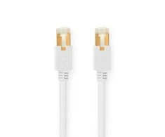 Nedis Cat 6 kabelis | RJ45 jungtis | RJ45 jungtis | S/FTP | 1,00 m | apvalus | LSZH / PVC | Balta | Pakuotė su peržiūros langeliu