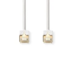 Nedis Cat 6 kabelis | RJ45 jungtis | RJ45 jungtis | S/FTP | 10,0 m | apvalus | LSZH / PVC | Balta | Pakuotė su peržiūros langeliu