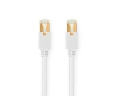 Nedis Cat 6 kabelis | RJ45 jungtis | RJ45 jungtis | S/FTP | 5,00 m ratas | LSZH / PVC | Balta | Pakuotė su peržiūros langeliu