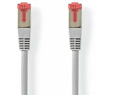 Nedis Cat 6 Kabelis | RJ45 Stecker | RJ45 Stecker | S/FTP | 5.0 m | rund | PVC | Grau | Aufhänger