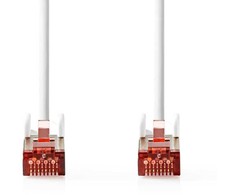 Nedis CAT6-Netzwerkkabel | RJ45 Stecker | RJ45 Stecker - S/FTP | 5.00 m | Innenbereich | Rund | LSZH | Weiss | Box