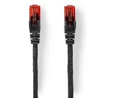 Nedis CAT6-Netzwerkkabel - RJ45 Stecker | RJ45 Stecker | U/UTP | 30.0 m | Aussenbereich | Rund | PE | Juodas | Label