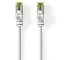 Nedis CAT7-Netzwerkkabel - S/FTP | RJ45 Stecker | RJ45 Stecker | 1.00 m | Snagless | Rund | LSZH | Weiss | Label