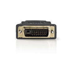 Nedis HDMI™ adapteris | HDMI™ lizdas | DVI-D 24+1 kontaktų jungtis | Paauksuotas | Tiesus | PVC | Antracitas | 1 vnt | Pakuotė su peržiūros langeliu