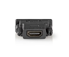 Nedis HDMI™ adapteris | HDMI™ lizdas | DVI-D 24+1 kontaktų jungtis | Paauksuotas | Tiesus | PVC | Antracitas | 1 vnt | Pakuotė su peržiūros langeliu