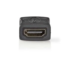 Nedis HDMI™ adapteris | HDMI™ lizdas | HDMI™ lizdas | Paauksuotas | Tiesus | PVC | Antracitas | 1 vnt | Pakuotė su peržiūros langeliu