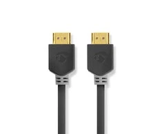 Nedis HDMI™ kabelis | HDMI™ jungtis | HDMI™ jungtis | 8K@60Hz | eARC | Paauksuotas | 1,00 m | PVC | Antracitas | Pakuotė su peržiūros langeliu