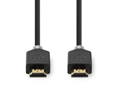 Nedis CVBW34000AT05, 0,5 m, HDMI A tipo (standartinis), HDMI A tipo (standartinis), 3D, Antracito spalvos