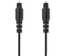 Nedis CAGL25000BK10 kabelis audio 1 m Toslink Juodas