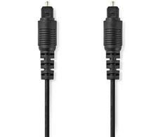 Nedis CAGL25000BK10 kabelis audio 1 m Toslink Juodas