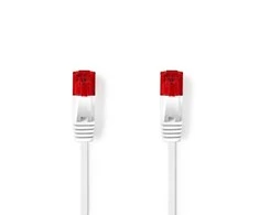 Nedis RJ45 jungtis | RJ45 jungtis | U/UTP | 10,0 m | Snagless | butas | PVC | Balta | vokas