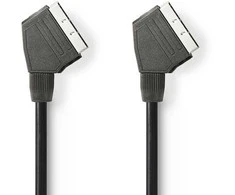 Kabelis Nedis CVGL31001BK15 kabelis SCART 1,5 m SCART (10-pin) Juodas