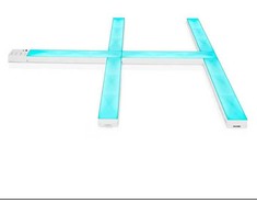 Nedis WIFILW06RGB inteligentne oświetlenie Inteligentny panel Wi-Fi Baltas 8 W