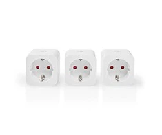 Maršrutizatorius Inteligentne gniazdko Nedis SmartLife WIFIP121FWT3 Wi-Fi (3 sztuki)