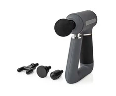 Nedis HCMSG300, Kombinuotas masažas, Nugarai, Kaklui, Pilkas, Ergonomiškas, 3200 aps./min., Baterija