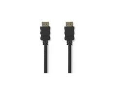 Nedis Ultra High Speed HDMI kabelis su Ethernet 1 m paauksuotu [juodas]