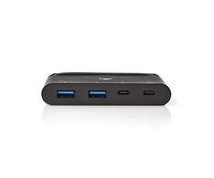 Nedis USB adapteris USB 3.2 USB Type-C™ 2x USB Type-A / 2x USB Type-C™, juodas