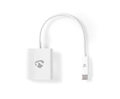 Nedis USB-Adapteris USB 3.2 Gen1 - USB-C™ Stecker, HDMI™ Ausgang, 0.20 m, rund, vernickelt, PVC, baltas
