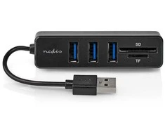 HUB USB Nedis CCGB60250BK01 huby i koncentratory