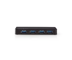 Nedis USB šakotuvas | 4 uosto prievadas (-iai) | USB3.2 Gen1 | Maitinimas iš tinklo / USB maitinimas | 4x USB