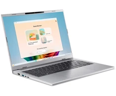 Nešiojamas kompiuteris „Acer Aspire 14 AI OLED“ (A14-61M-R6S2) – vidinė (QWERTY) klaviatūra, 14,0 colių WUXGA, OLED, „Ryzen AI R7-350“ (50 našumų), 32 GB RAM, 1 TB SSD, „Windows 11“