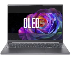 Nešiojamas kompiuteris „Acer Aspire 16“ dirbtinio intelekto OLED (A16-I71M-72MY) „Copilot+“ asmeninis kompiuteris, 16,0 colių įstrižainės WUXGA ekranas, OLED ekranas, „Intel Ultra 355“, 16 GB RAM, 512 GB SSD, „Windows 11“