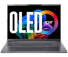 Nešiojamas kompiuteris „Acer Aspire 16“ dirbtinio intelekto OLED (A16-61M-R2E7) „Copilot+“ 16 colių WUXGA OLED asmeninis kompiuteris, 120 Hz, „Ryzen AI R7-350“ (50 našumų), 32 GB RAM, 1 TB SSD, „Windows 11“